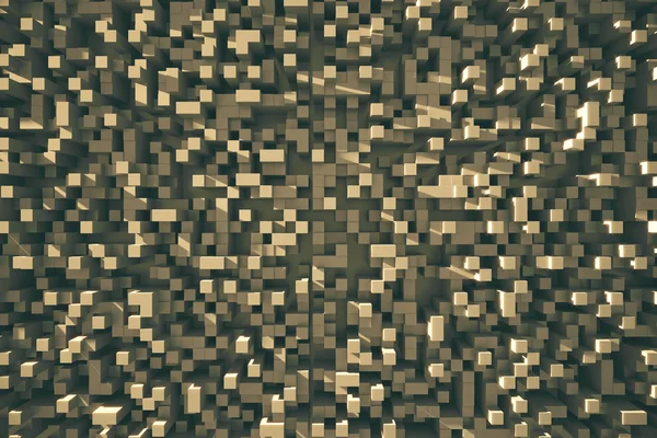 Brown cube background — Stock Photo, Image