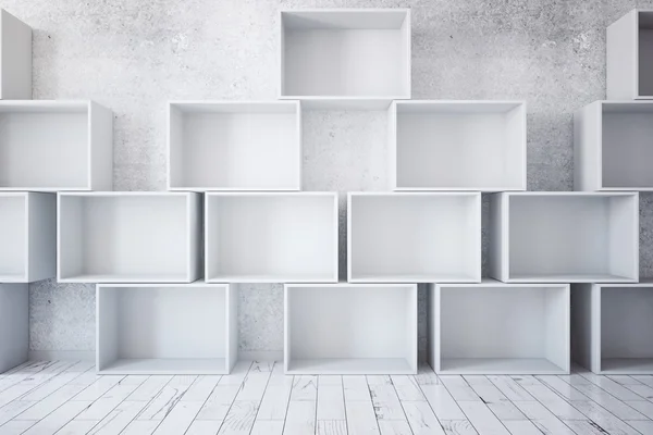 Stacks of empty boxes — Stock Photo, Image