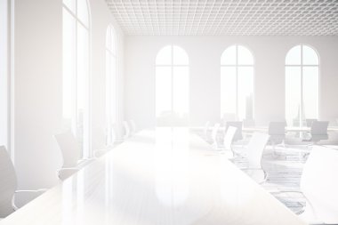 Aydınlık bir konferans Oda yan