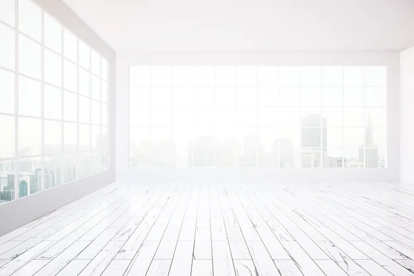 Interior branco brilhante — Fotografia de Stock