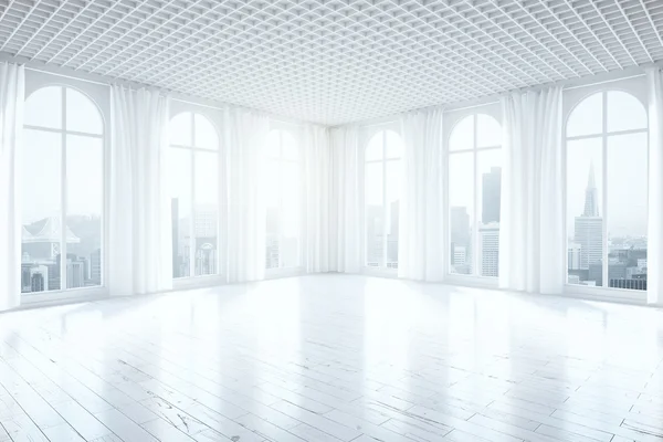 White unfurnished interior side — Stockfoto