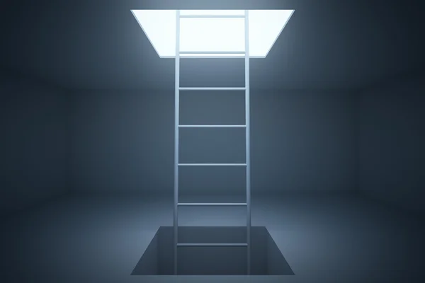 Escape Ladder in de kamer — Stockfoto