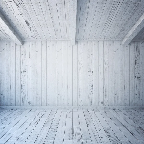 Interior vazio da prancha de madeira — Fotografia de Stock
