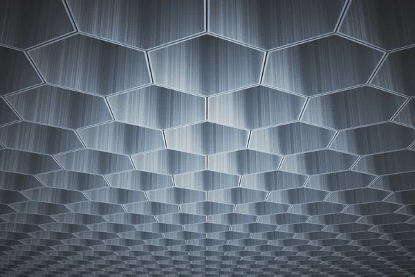 Gray honeycomb pattern — Stock Photo, Image