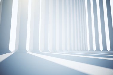 Soyut beyaz iç tarafı