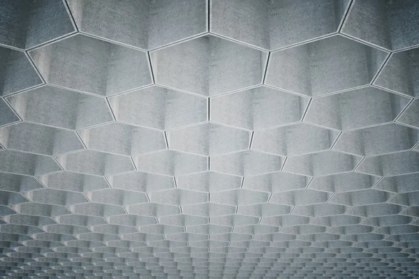 Ljus grå Honeycomb mönster — Stockfoto
