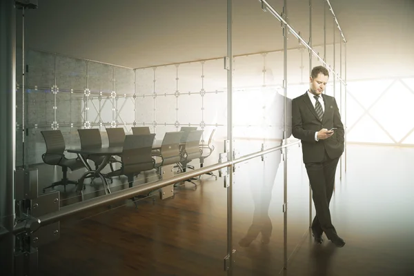 Young businessman in conference room — Stock Photo, Image