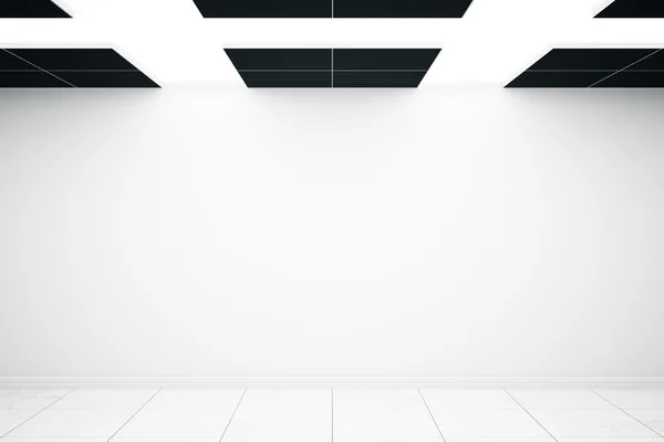 Interior com parede em branco — Fotografia de Stock