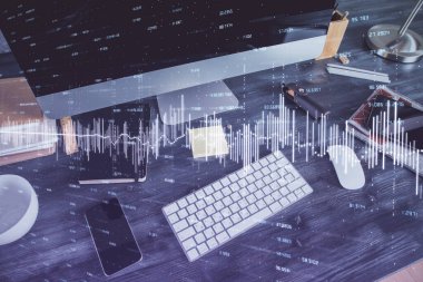 Çizelgeye, finansal bilgilere ve bilgisayar geçmişi olan çalışma alanına iki kez maruz kalmış. Uluslararası çevrimiçi ticaret kavramı.