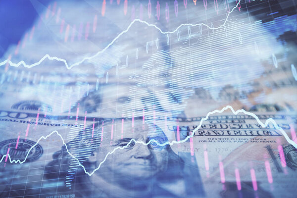 Двойное воздействие графика форекс рисунок над нами долларовый фон законопроект. Концепция финансовых рынков.