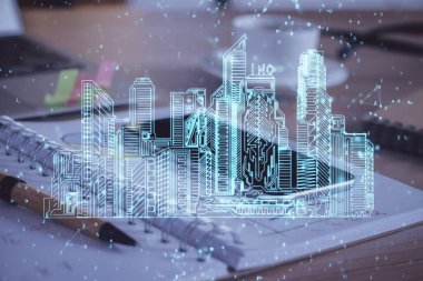 Kasabanın robot resmini cep telefonunun arka planında iki kez gördüm. Akıllı şehir kavramı