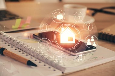 Kasabanın robot resmini cep telefonunun arka planında iki kez gördüm. Akıllı şehir kavramı