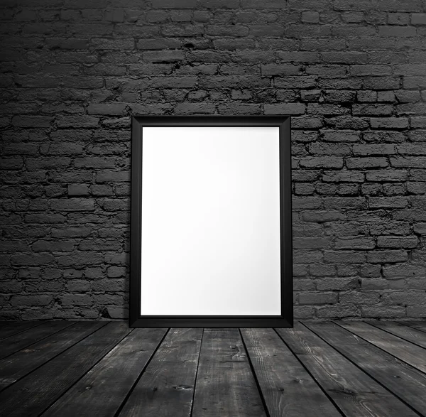 Blank black frame — Stock Photo, Image