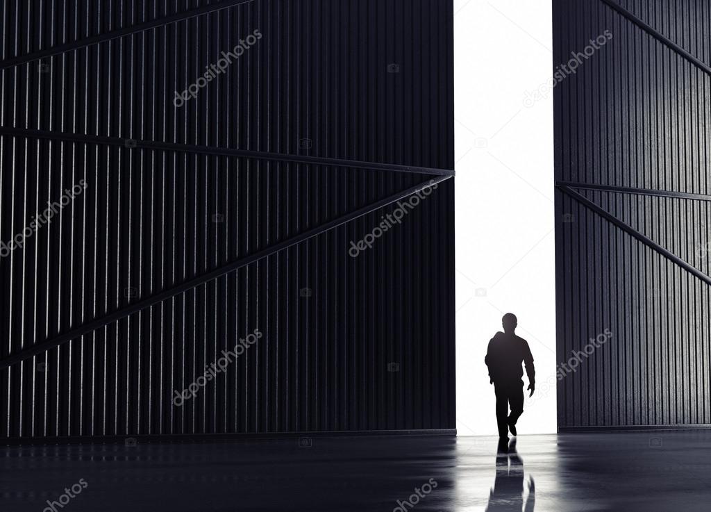 man walking