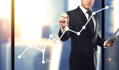 işadamı çizim grafik