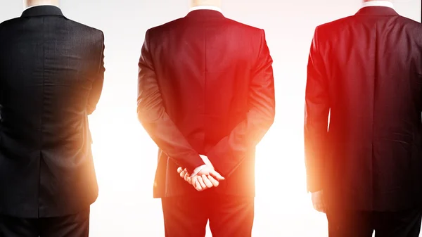 Trois hommes d'affaires — Photo