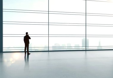 cep telefonu ile işadamı