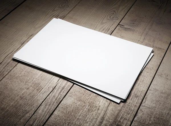 Papel em branco — Fotografia de Stock