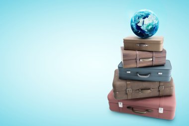 seyahat çantaları ve dünya