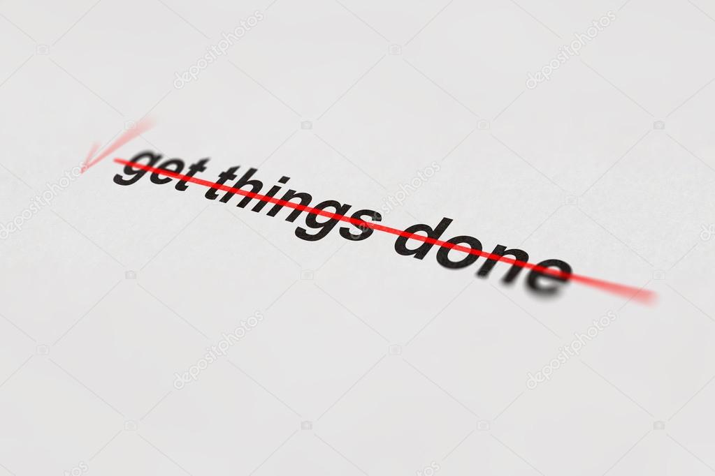 get things done