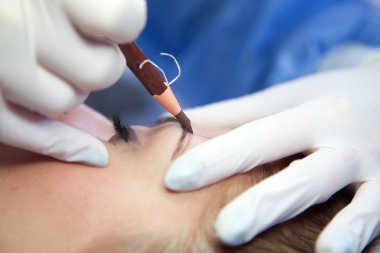 Kaşları çizim Japon tekniği