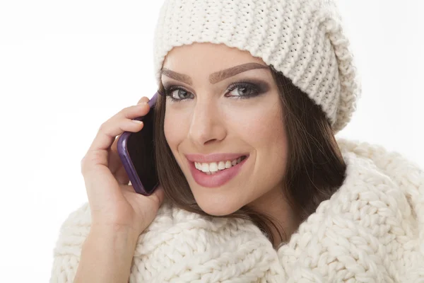 Mujer con teléfono móvil —  Fotos de Stock