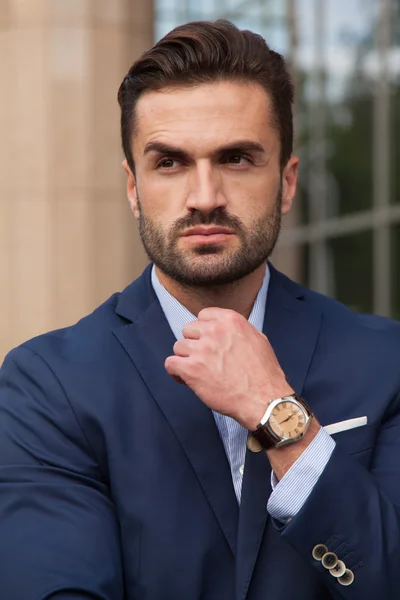 Retrato de un joven empresario — Foto de Stock