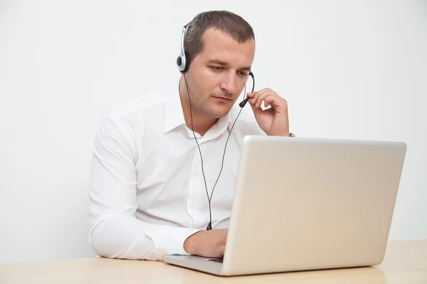 Representante de atendimento ao cliente — Fotografia de Stock