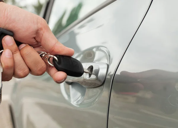 Autotüren entriegeln — Stockfoto