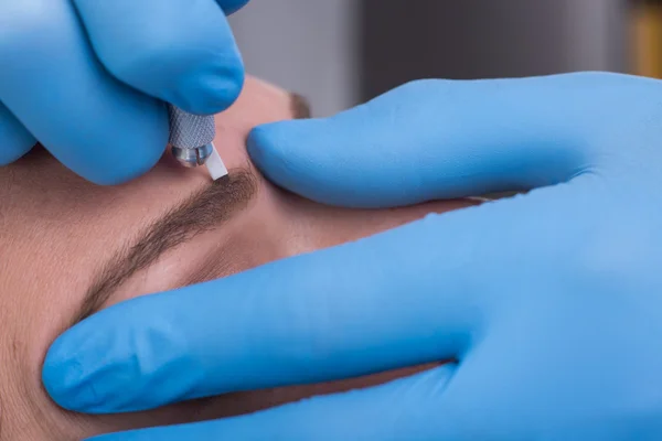 Eyebrow tattoo — Stock Photo, Image