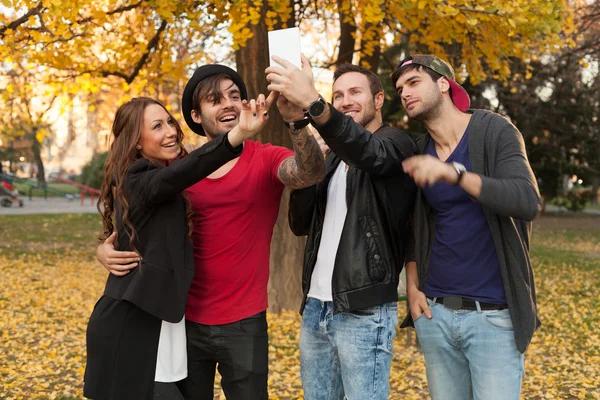 Selfie nel parco — Foto Stock