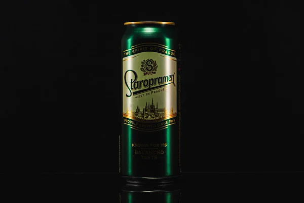 Lviv City Ukraine Oktober 2020 Studio Shot Van Tsjechisch Bier — Stockfoto