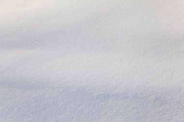 Kış arkaplanı ve kar dokusu yakın plan