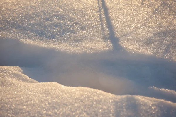 Winter Background Snow Texture Closeup — Stock Photo, Image