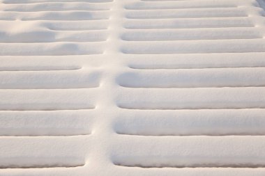 Kış arkaplanı ve kar dokusu yakın plan