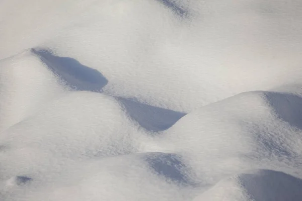 Kış Arkaplanı Kar Dokusu Yakın Plan — Stok fotoğraf