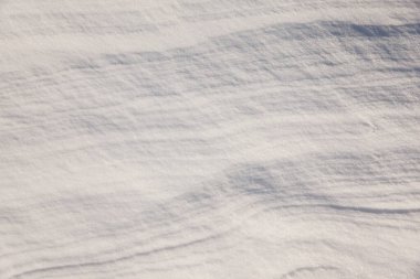 Kış arkaplanı ve kar dokusu yakın plan