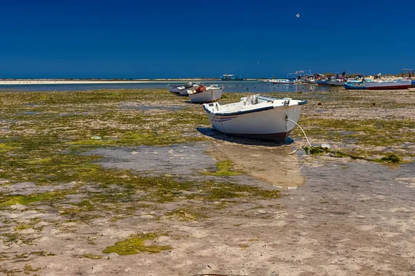 Paisaje Marino Hermosa Vista Del Barco Bahía Del Mar Mediterráneo — Foto de Stock