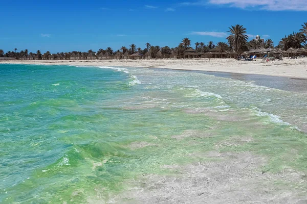 Paisaje Marino Maravillosa Vista Laguna Costa Playa Arena Blanca Mar — Foto de Stock