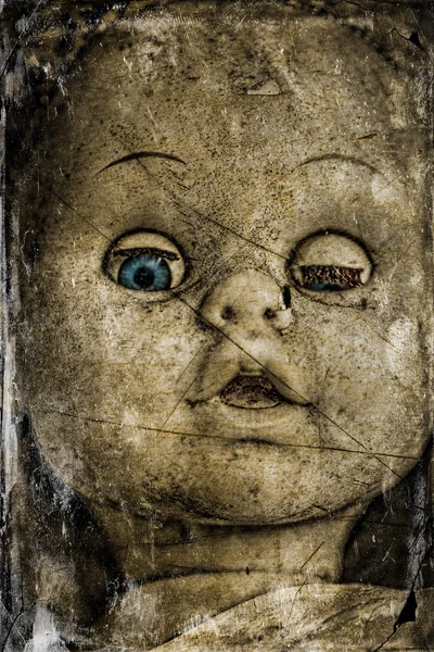 Spooky doll. — Stock Photo, Image