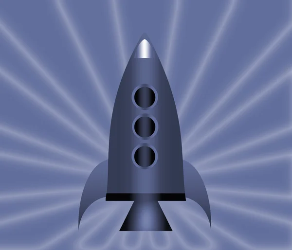 Cartoon rocket. — Stock Photo, Image