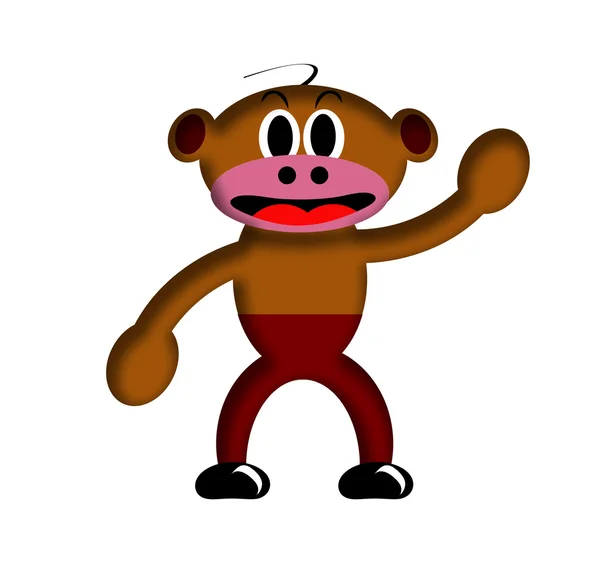 Cartoon orange character alien — Stock Vector © AlexanderPokusay 86749358