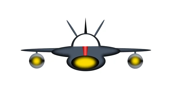 Cartoon plane. — Stock Photo, Image