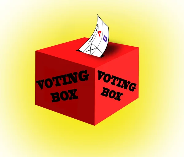 Ψηφοφορίας κουτί. — Φωτογραφία Αρχείου