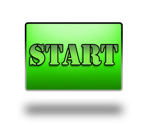 Start button. — Stock Photo, Image