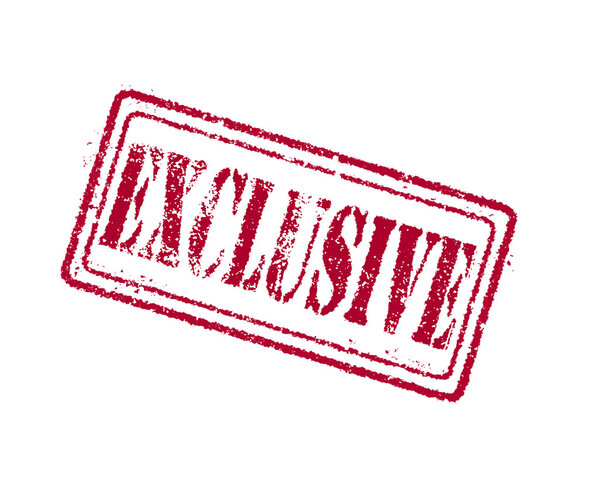 Эксклюзивный красный штамп
.