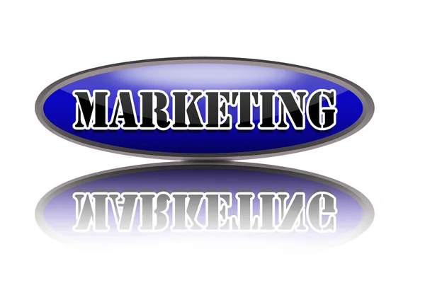 Pulsante di marketing . — Foto Stock