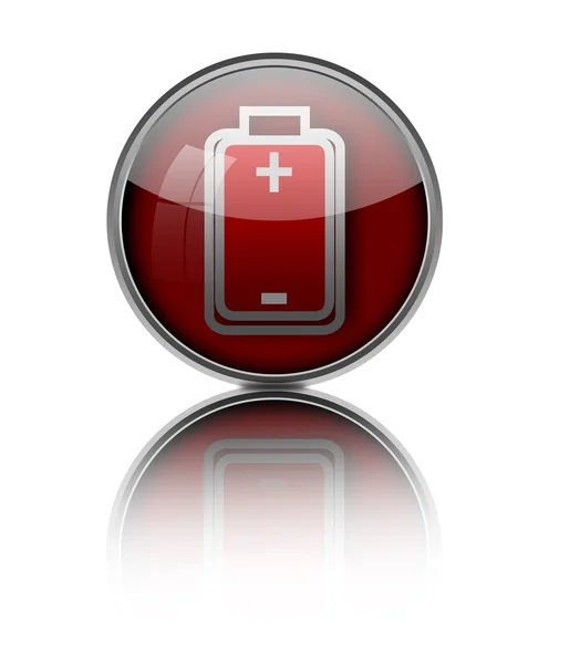 Battery icons button. — Stock Photo, Image