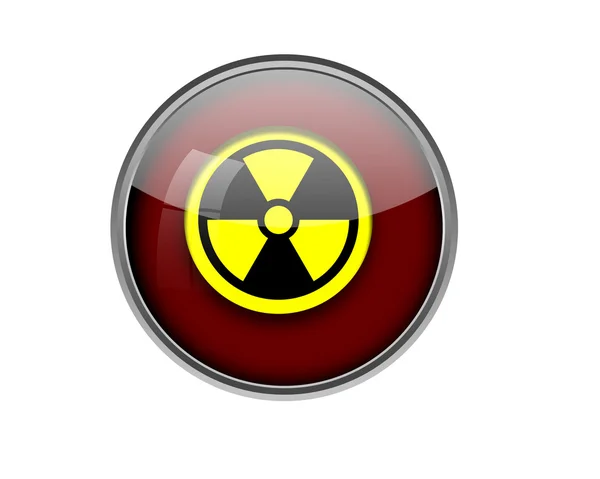 Botón nuclear . — Foto de Stock