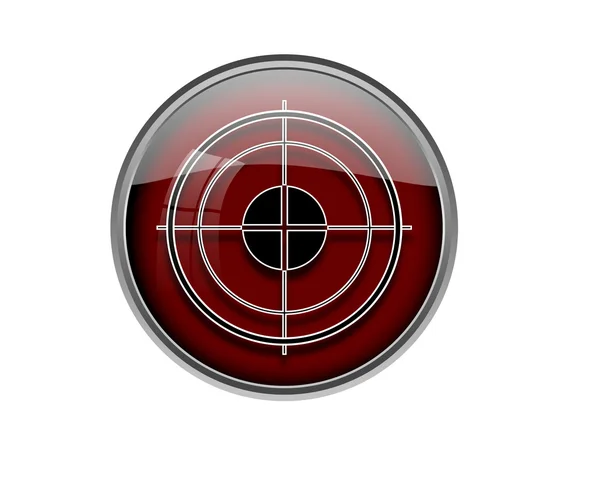 Target button. — Stock Photo, Image